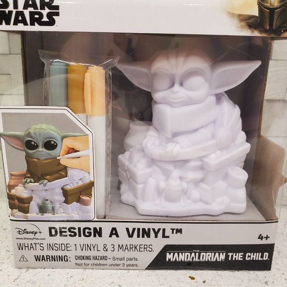 Star Wars Mandalorian The Child Baby Yoda Design a Vinyl Arts and Crafts - Picture 2 of 6